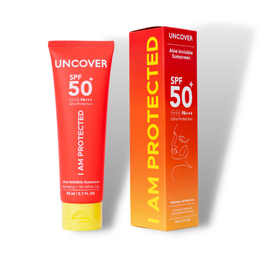 Uncover Aloe invisible sunscreen